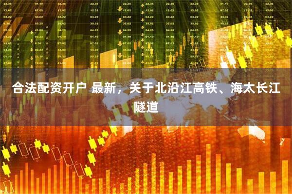 合法配资开户 最新，关于北沿江高铁、海太长江隧道
